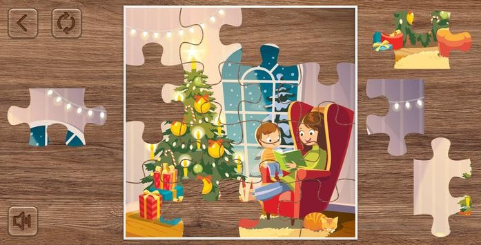 新年益智拼图游戏(Christmas puzzle Game)游戏
