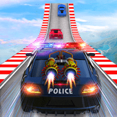 警车赛车超级坡道PoliceCarChaseGTRacing无广告手游app