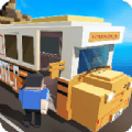 像素巴士司机Blocky City Bus Driver SIM免费手机游戏下载