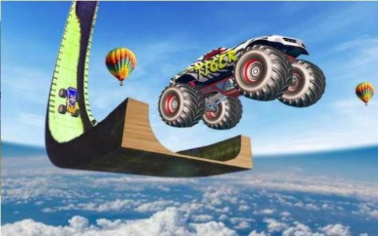 巨型斜坡汽车特技(Mega Ramp Car Stunt Games)游戏